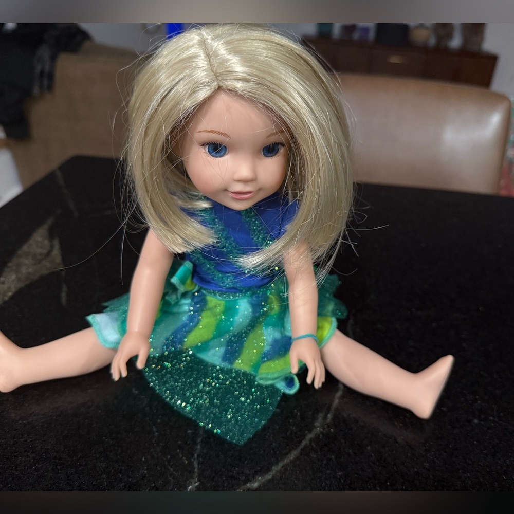 American Girl WellieWishers Camille Doll – 14.5” Blonde Blue Eyes - Picture 5 of 13